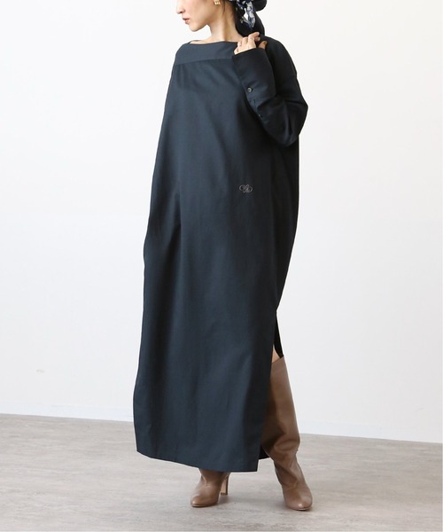 VERMEIL par iena」 長袖ワンピース FREE ネイビー レディース VERMEIL par iena」 長袖ワンピース FREE ネイビー レディース