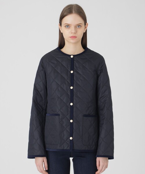 新品タグ付き BLUE LABEL CRESTBRIDGE ノーカラージャケット BLUE LABEL CRESTBRIDGE ブルゾン アウター クレストブリッジ