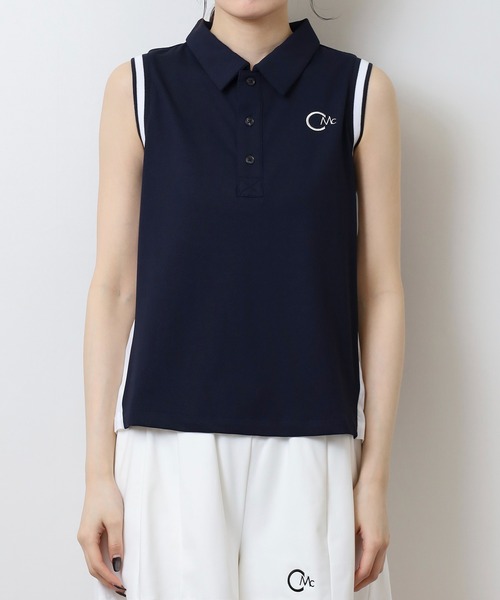 CECIL McBEE（セシルマクビー） ポロシャツ ポロ サイドプリーツ