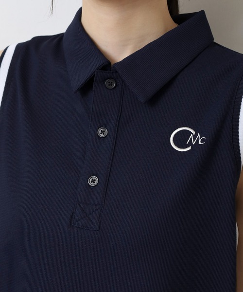 CECIL McBEE（セシルマクビー） ポロシャツ ポロ サイドプリーツ