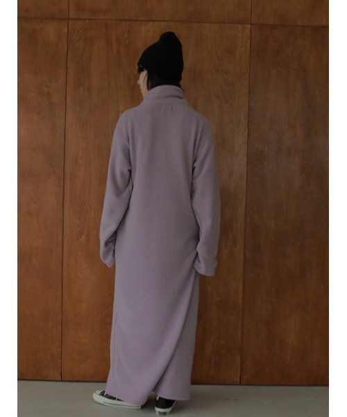 「AMAIL」 長袖ワンピース FREE ラベンダー レディース_画像4