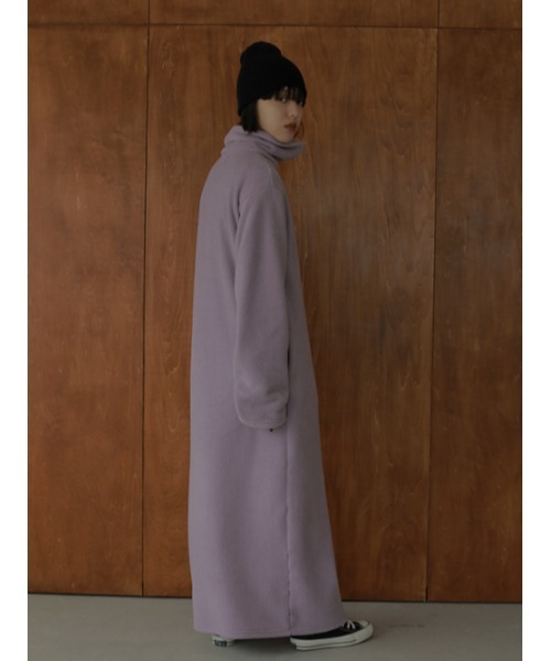 「AMAIL」 長袖ワンピース FREE ラベンダー レディース_画像5