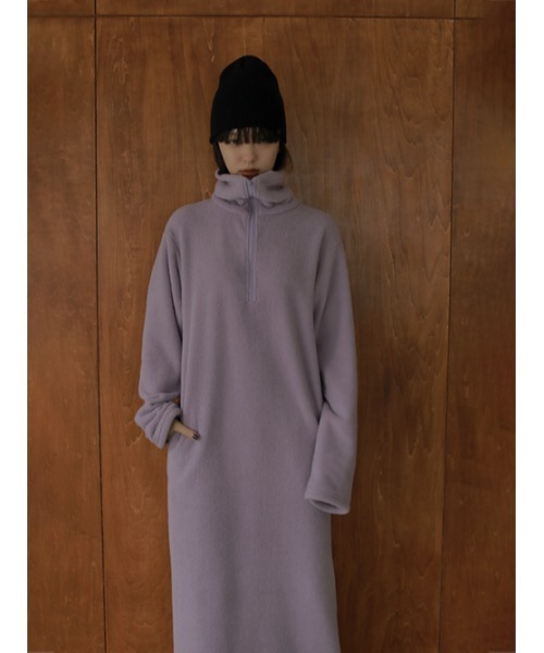 「AMAIL」 長袖ワンピース FREE ラベンダー レディース_画像6