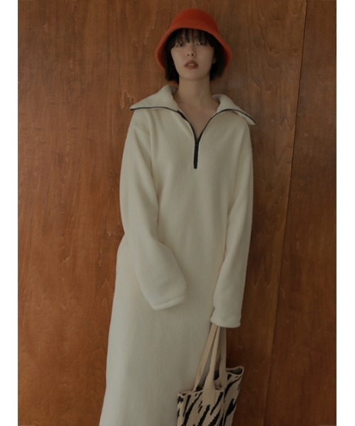 「AMAIL」 長袖ワンピース FREE ラベンダー レディース_画像8