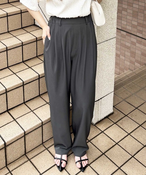 パンツ 春夏 にぴったり！オンオフ着られるカーブパンツ レディース | GeeRA | 20