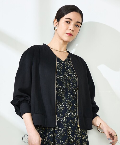 NOLLEY'S Sophi ブルゾン アウター ウォッシャブル強撚ライト