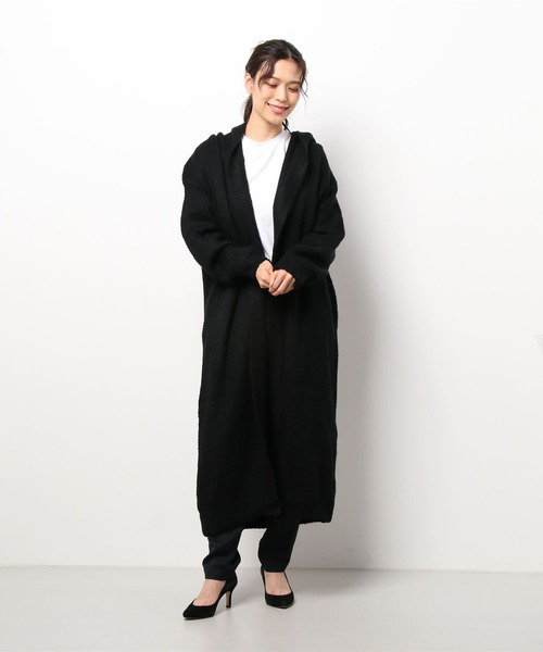 「DURAS」 ニットカーディガン FREE ブラック レディース_画像5