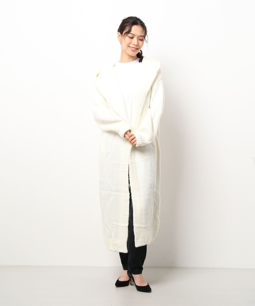 「DURAS」 ニットカーディガン FREE ブラック レディース_画像7