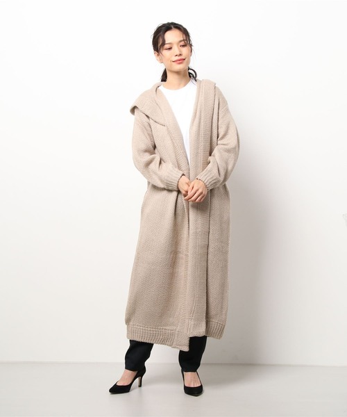 「DURAS」 ニットカーディガン FREE ブラック レディース_画像9