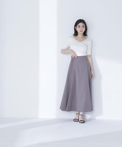NATURAL BEAUTY BASIC ニット セーター Vネックワイド