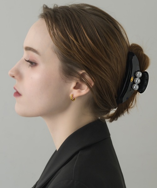 muku ヘアクリップ HAIR CLIP/TRIPLE PEARL : ZOZOTOWN Yahoo!店