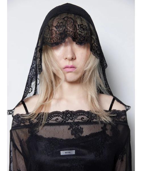 neith.（ネイス） ワンピース neith./ネイス/Veil-Offshoulder Dress
