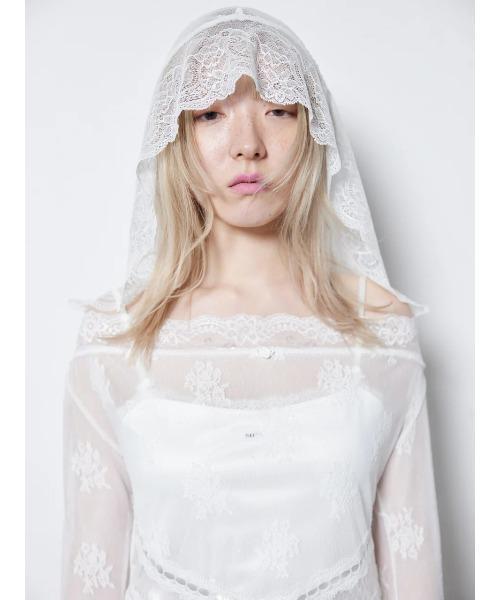 neith.（ネイス） ワンピース neith./ネイス/Veil-Offshoulder Dress