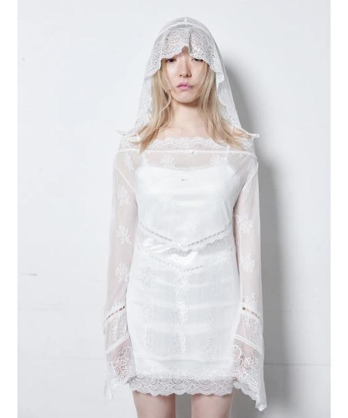 ワンピース neith. Veil-Offshoulder Dress neith.（ネイス） ワンピース neith./ネイス/Veil-Offshoulder Dress