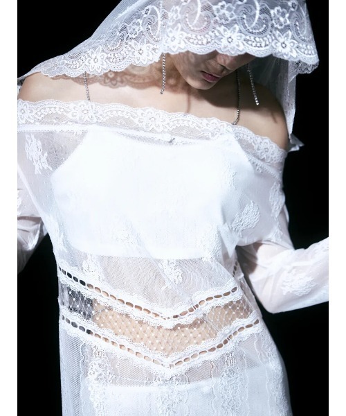 neith./ネイス/Veil-Offshoulder Dress（ワンピース）｜neith
