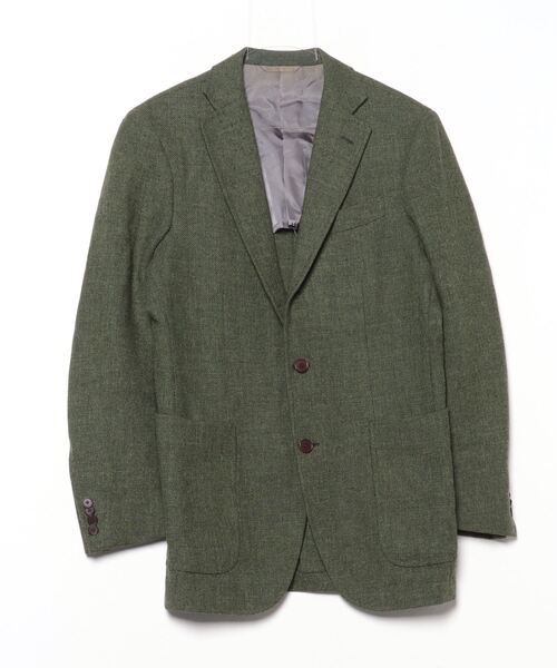 SHIPS（シップス） テーラードジャケット 46 グリーン メンズ