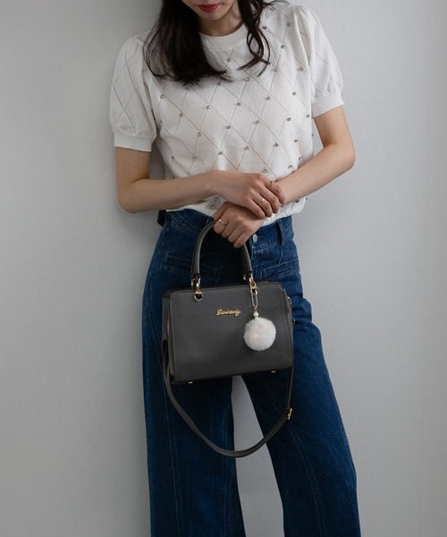 なみ★ココチャーム付ショルダーバッグ studio CLIP（スタディオクリップ） ショルダーバッグ バッグ チャーム