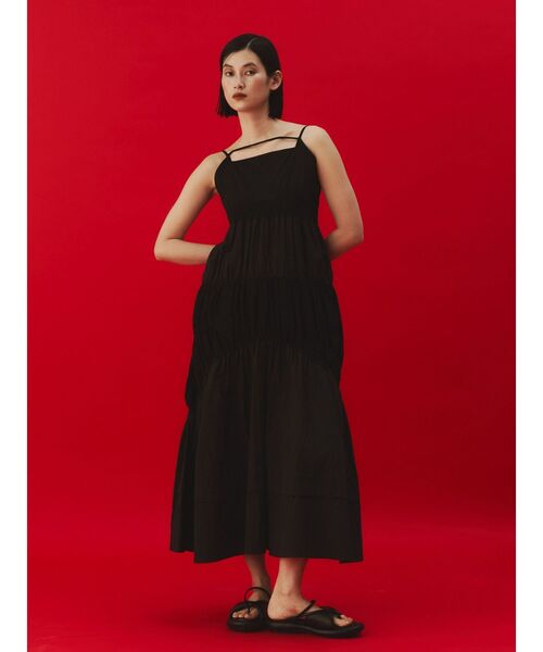 UN3D.（アンスリード） ワンピース CURVE LINE CAMI OP / カーブライン