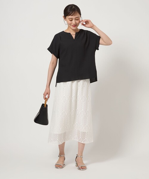green label relaxing ブラウス シャツ TEE ショートスリーブ