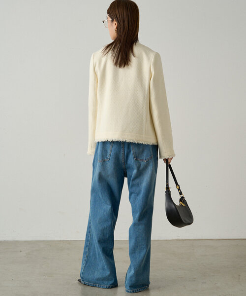 Loungedress（ラウンジドレス） ツイードジャケット FREE ベージュ