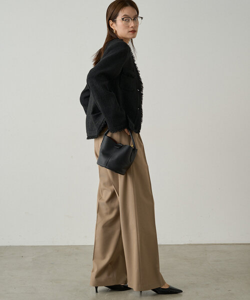 Loungedress（ラウンジドレス） ツイードジャケット FREE ベージュ