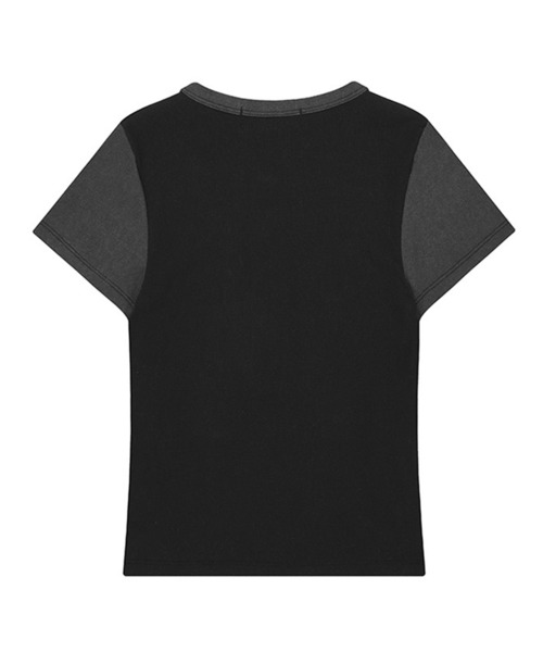 tシャツ A'GEM/9 × .kom 「muah muah/ムーアムーア」Semi-open logo short sleeve t-shirt /の画像