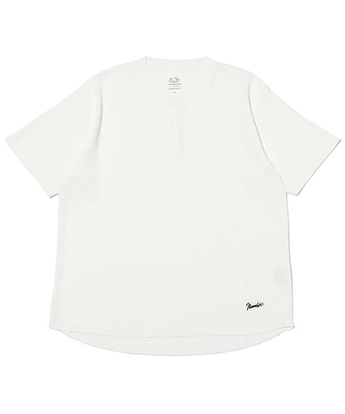 つ*ー様 新品NUMBER(N)INEナンバーナインラメラバーヘンリーネックTシ NUMBER (N)INE（ナンバーナイン） ヘンリーネック tシャツ FTLxNUMBER