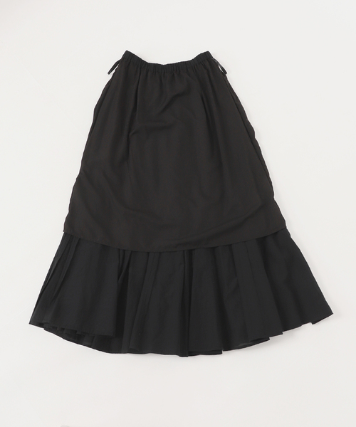 Spick＆Span スカート HYU ギャザーフレアスカート : ZOZOTOWN