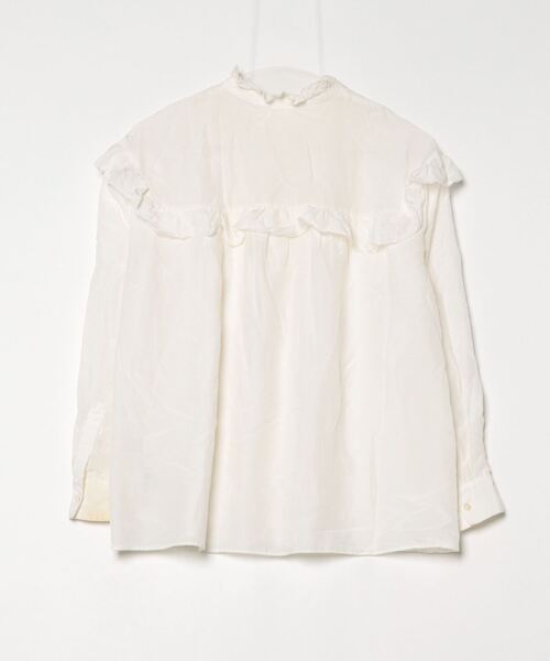 「Spick & Span」 長袖ブラウス - ホワイト レディース Spick＆Span 「Spick & Span」 長袖ブラウス - ホワイト