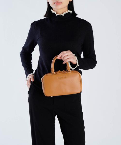 【極美品】 アニエスベー 2way ボストンバッグ レザー ネイビー 鍵付き 極美品】 アニエスベー 2way ボストンバッグ レザー ネイビー 鍵付き