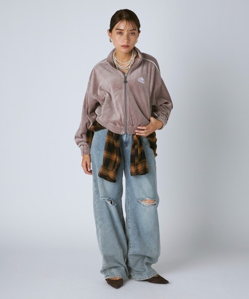 Kappa（カッパ） コート アウター ベロアトラックジャケット