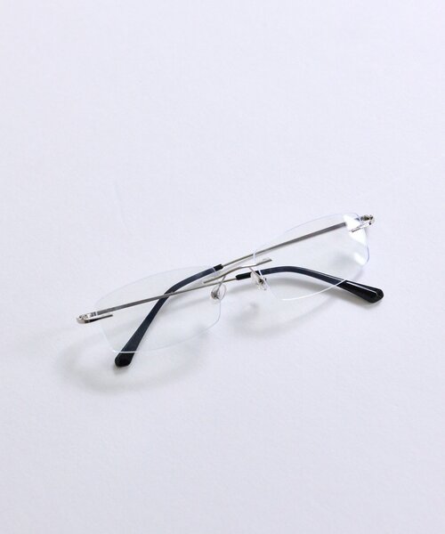 【Grunge Glasses リムレス 伊達メガネ key 23ss】 未使用 ankoROCK 伊達メガネ メガネ 眼鏡 an meets zakka リムレス