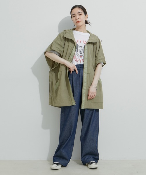 ADAM ET ROPE'（アダムエロペ） ポンチョ FREE ブラック レディース