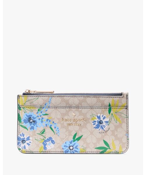 【即購入可・新品未使用】kate spade フラワージャガード コスメポーチ kate spade new york｜スペード フラワー コスメティック ポーチ