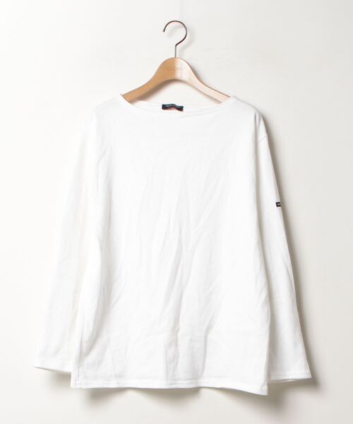 SAINT JAMES メンズ長袖カットソー ホワイト SAINT JAMES 「SAINT JAMES」 長袖Tシャツ 3 ホワイト メンズ