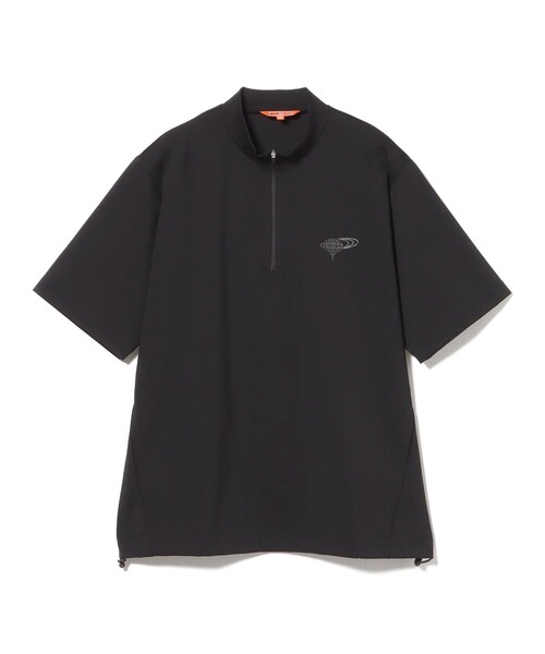 BEAMS GOLF tシャツ ORANGE LABEL / ハーフジップ 裾ドロー