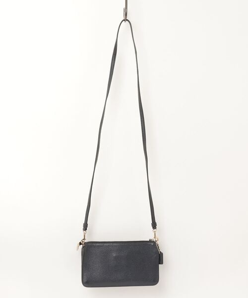 COACH 「COACH」 ワンポイントショルダーバッグ - ネイビー