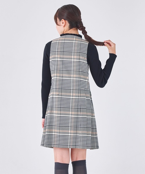 CHOPIN（ショパン） ジャンパースカート ダブル釦サイドプリーツ