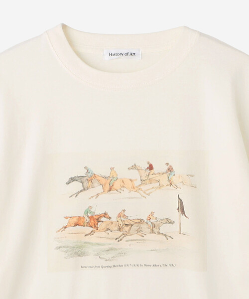 Bshop tシャツ History of Art | 「別注」プリントTシャツ HORSE