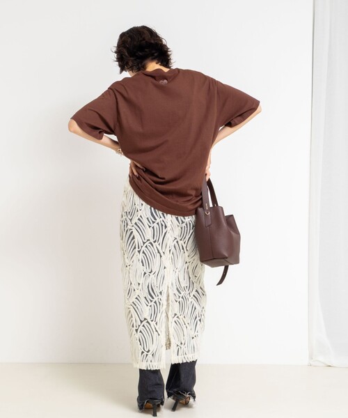 Rie Miller（リエミラー） スカート 「セットアップ対応」チュール刺繍