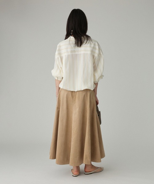 BABYLONE（バビロン） スカート フェイクスエードフレアスカート