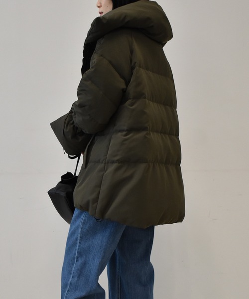 「RANAN」 ダウンジャケット L グレー レディース_画像8