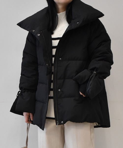 「RANAN」 ダウンジャケット L グレー レディース_画像9