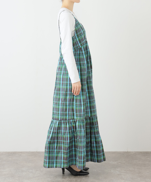 sara mallika サラマリカ 花柄 長袖ロングワンピース チュニック sara