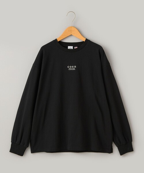 coen（コーエン） tシャツ COEN（コーエン）ロゴ刺繍UNI ロンT
