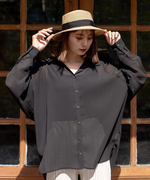 「VitaFelice」 ストローハット FREE ライトベージュ レディース_画像9