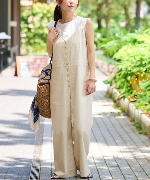 JOURNAL STANDARD relume」 オーバーオール FREE ベージュ レディース 