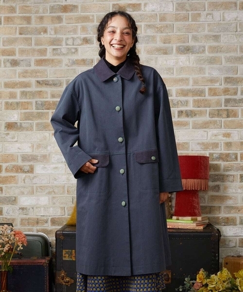 Jocomomola（ホコモモラ） コート アウター コットンツイルステン