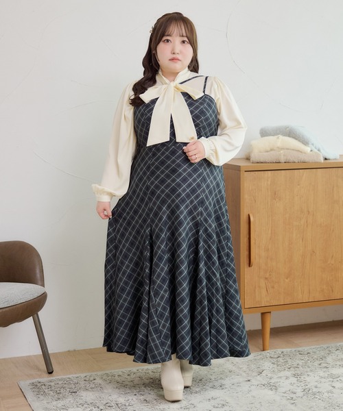 Louiosy（ルオシー） ブラウス シャツ 「大きいサイズ」チャーム付き