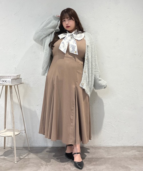 Louiosy（ルオシー） ブラウス シャツ 「大きいサイズ」チャーム付き